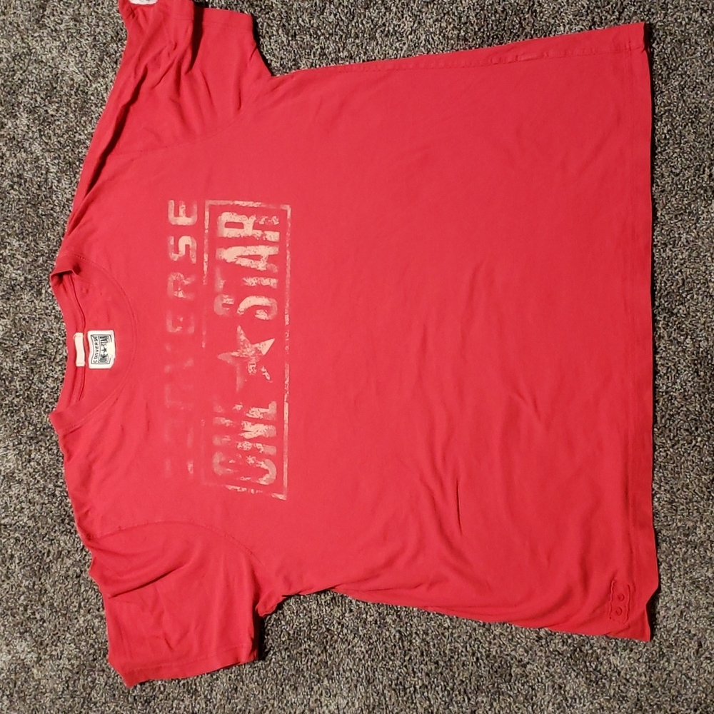 Converse One Star Red Tee Men's Size XXL